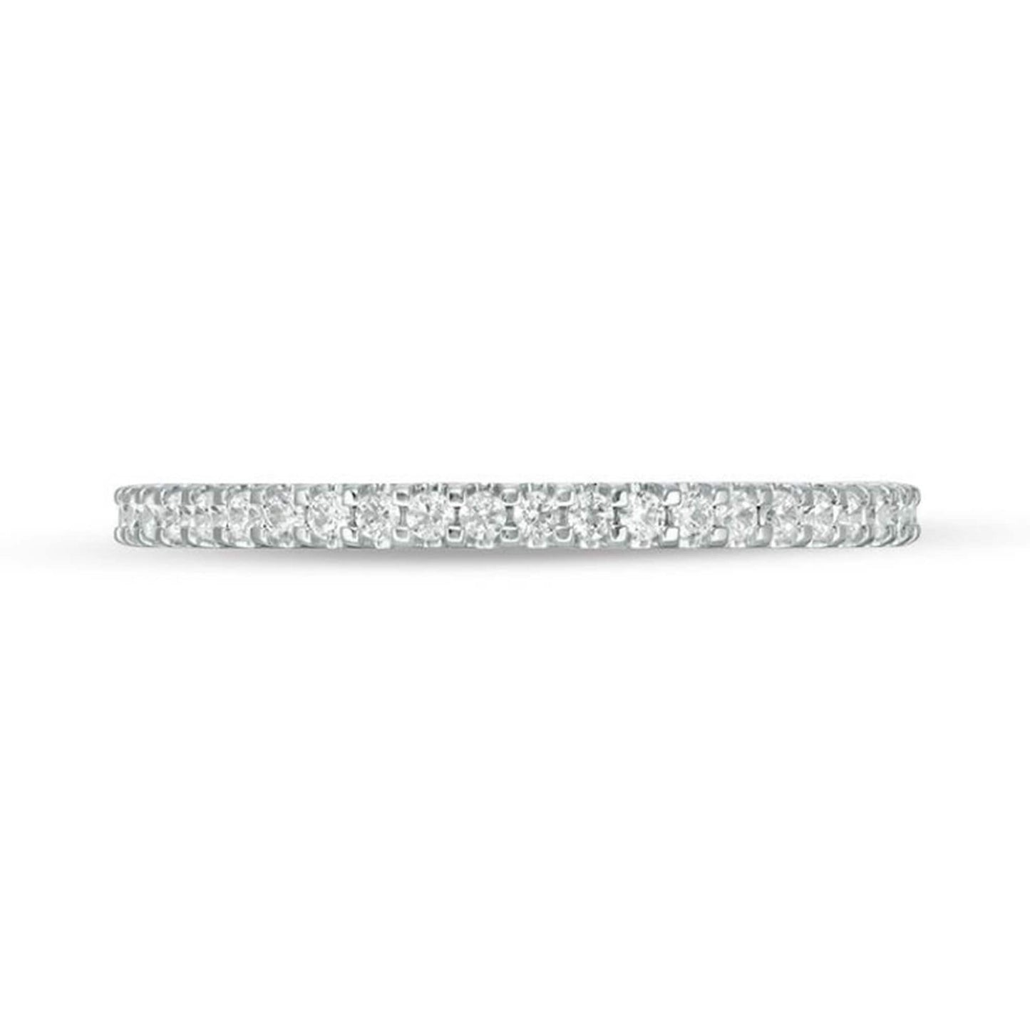 E-F, VVS-VS Lab Grown Diamond Full Eternity Band, Stacking Band, 0.35TCW Round Lab Grown CVD Diamond Wedding Band, 14K Gold Engagement Band