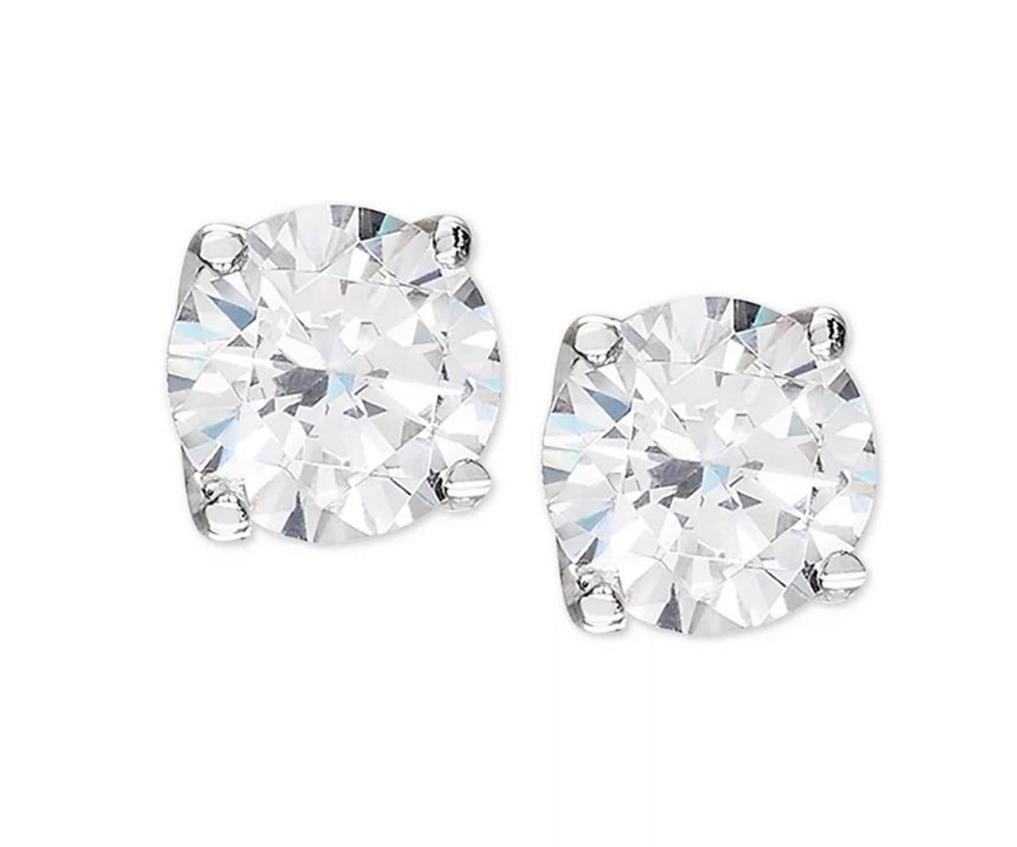 E-F, VVS- VS Lab Grown Diamond Stud Earrings, Push Back Stud Earrings, 1.00CT & 1.50CT Round CVD Lab Grown Diamond Solitaire Stud Earrings