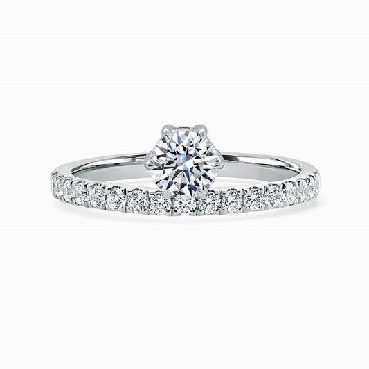 1.20TCW Round Lab Grown Diamond IGI Certified Ring, Engagement Anniversary Ring, 1 Carat G/ VVS2, VS1, VS2 Lab Grown Diamond Wedding Ring