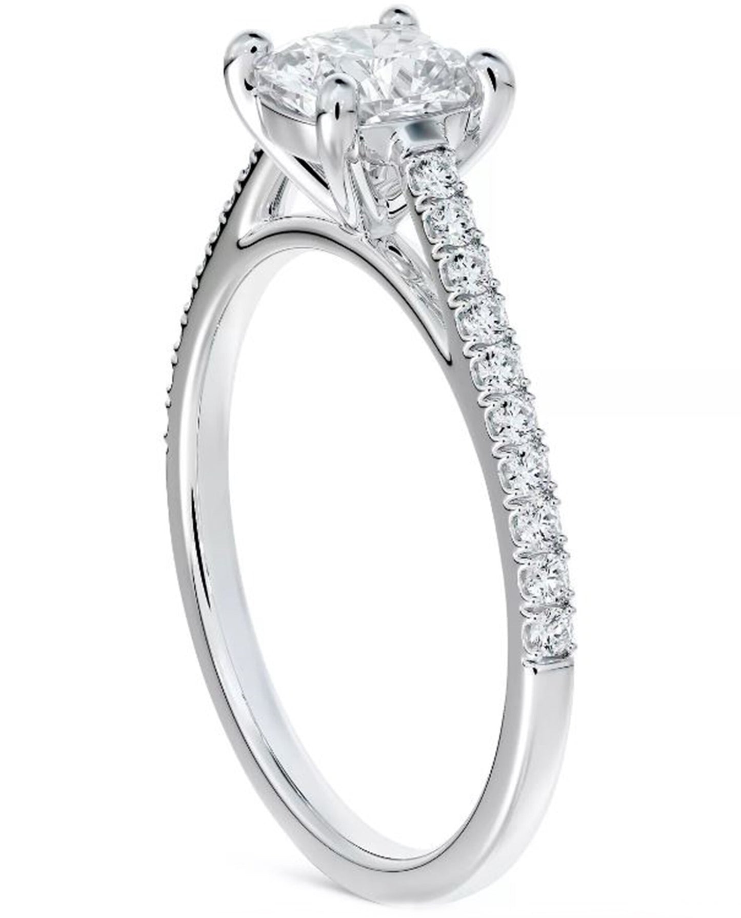 E/VS2 1 Carat Cushion Cut Lab Grown Diamond IGI Certified Ring, 1.30TCW Lab Grown Diamond Wedding Engagement Ring, Anniversary Gift For Her